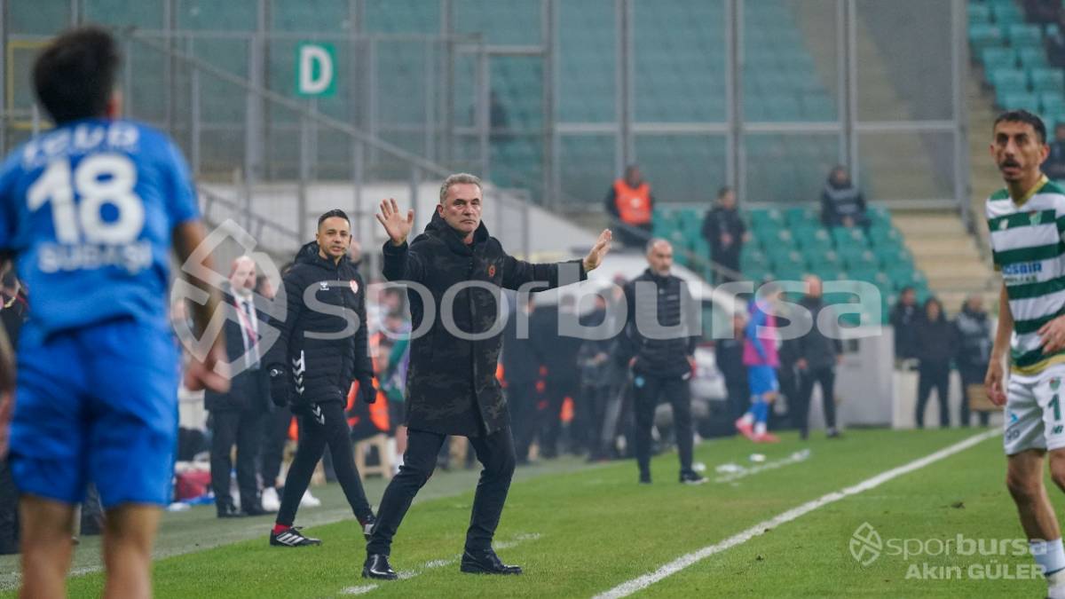 BURSASPOR - ANKARA DEMİRSPOR MAÇ FOTOĞRAFLARI