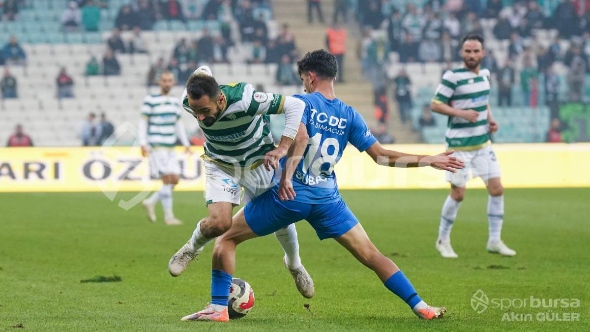 BURSASPOR - ANKARA DEMİRSPOR MAÇ FOTOĞRAFLARI