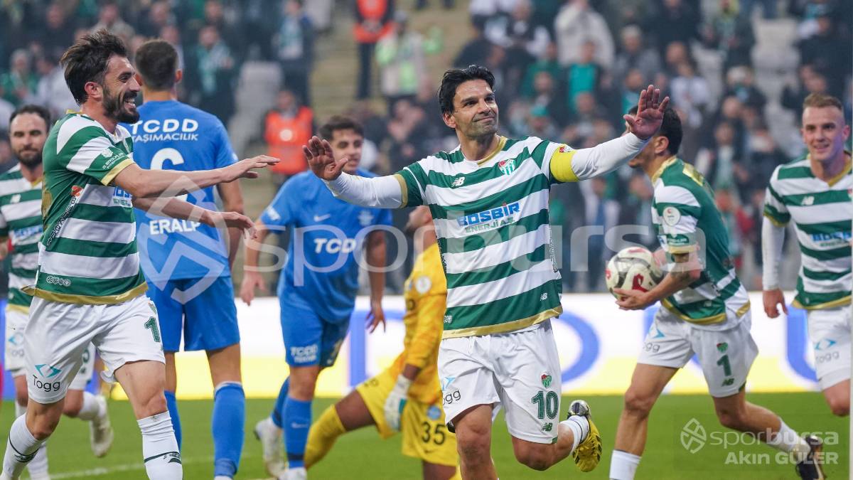 BURSASPOR - ANKARA DEMİRSPOR MAÇ FOTOĞRAFLARI