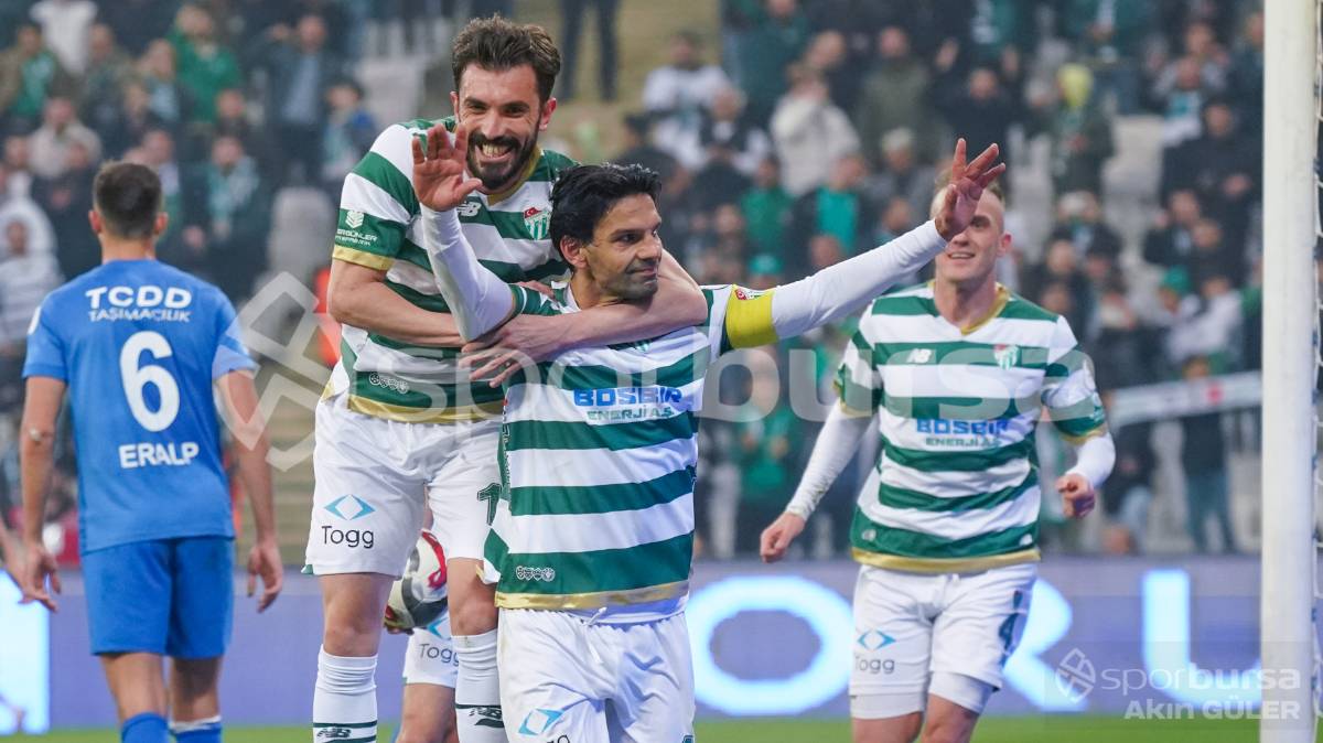 BURSASPOR - ANKARA DEMİRSPOR MAÇ FOTOĞRAFLARI