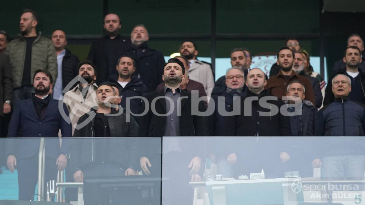 BURSASPOR - ANKARA DEMİRSPOR MAÇ FOTOĞRAFLARI