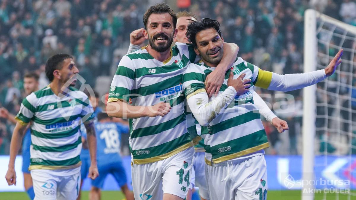 BURSASPOR - ANKARA DEMİRSPOR MAÇ FOTOĞRAFLARI