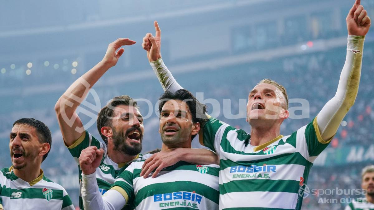 BURSASPOR - ANKARA DEMİRSPOR MAÇ FOTOĞRAFLARI