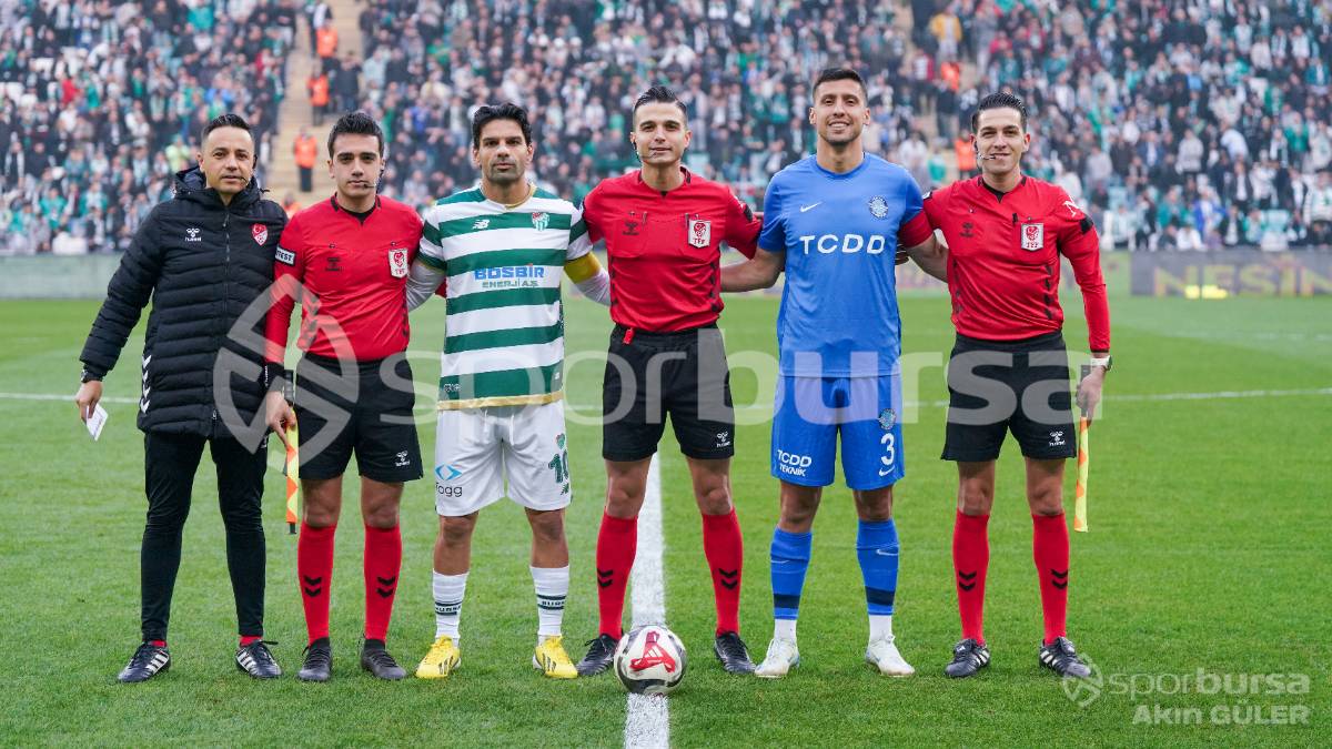 BURSASPOR - ANKARA DEMİRSPOR MAÇ FOTOĞRAFLARI