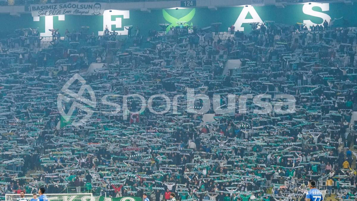 BURSASPOR - ANKARA DEMİRSPOR MAÇ FOTOĞRAFLARI