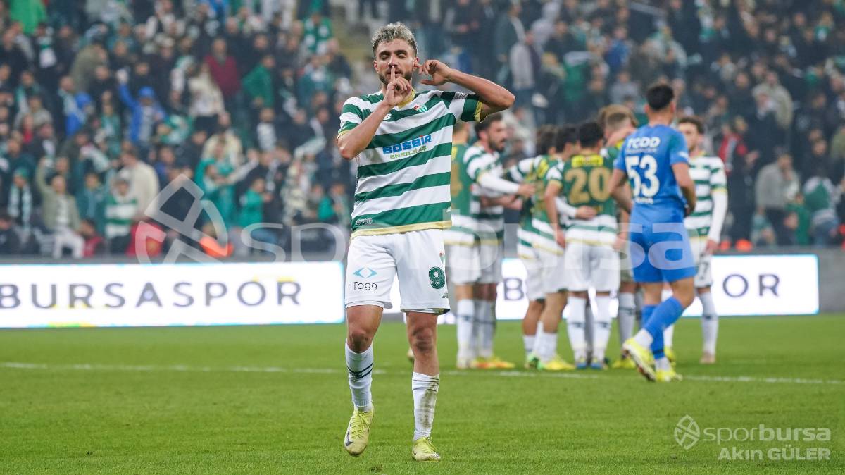 BURSASPOR - ANKARA DEMİRSPOR MAÇ FOTOĞRAFLARI