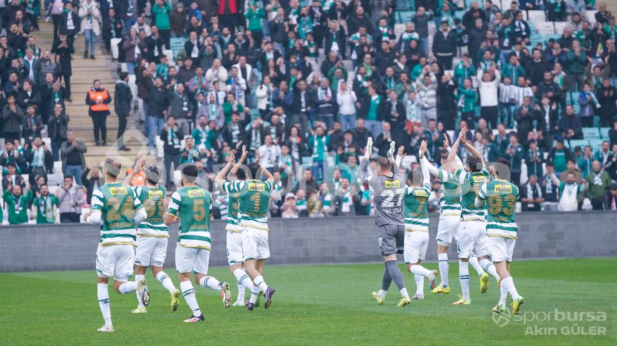 BURSASPOR - ANKARA DEMİRSPOR MAÇ FOTOĞRAFLARI