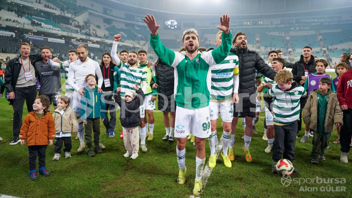 BURSASPOR - ANKARA DEMİRSPOR MAÇ FOTOĞRAFLARI