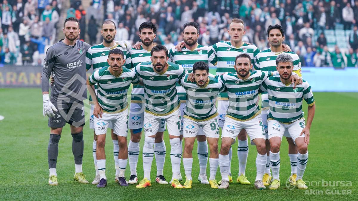 BURSASPOR - ANKARA DEMİRSPOR MAÇ FOTOĞRAFLARI
