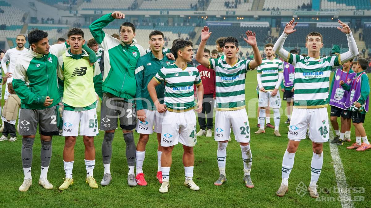 BURSASPOR - ANKARA DEMİRSPOR MAÇ FOTOĞRAFLARI