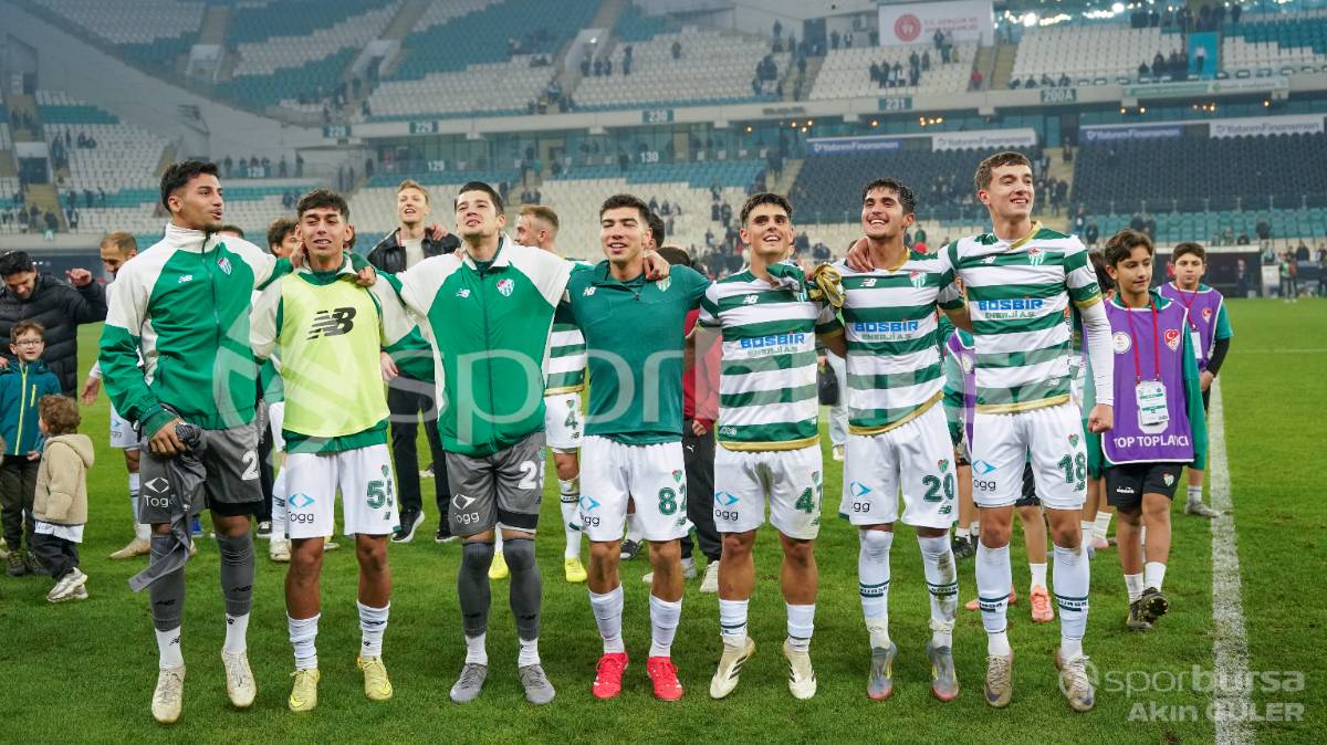 BURSASPOR - ANKARA DEMİRSPOR MAÇ FOTOĞRAFLARI