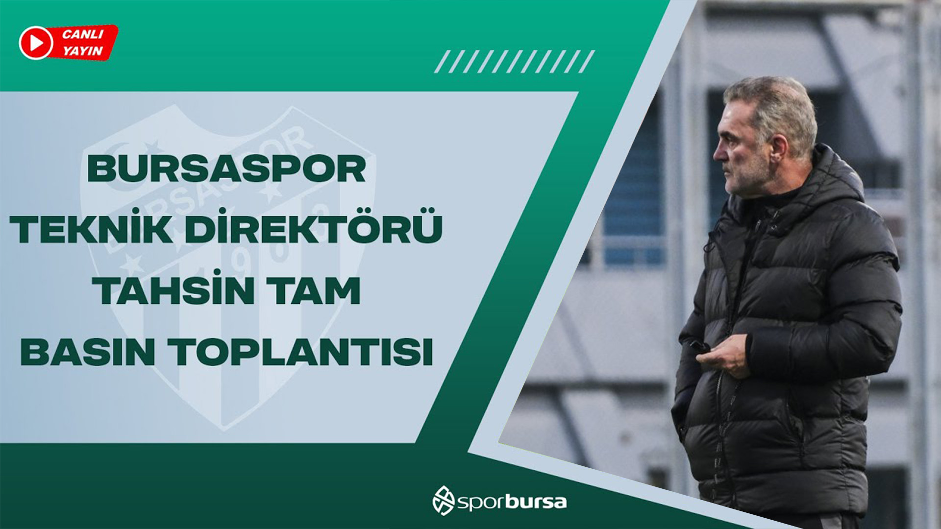 Canlı Yayın | Bursaspor Teknik Direktörü Tahsin Tam Basın Toplantısı