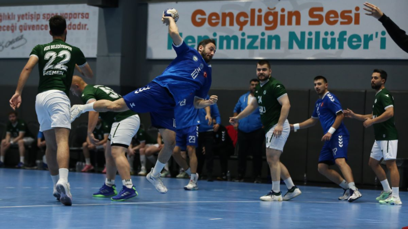 Nilüfer Belediyespor geriden gelip kazandı
