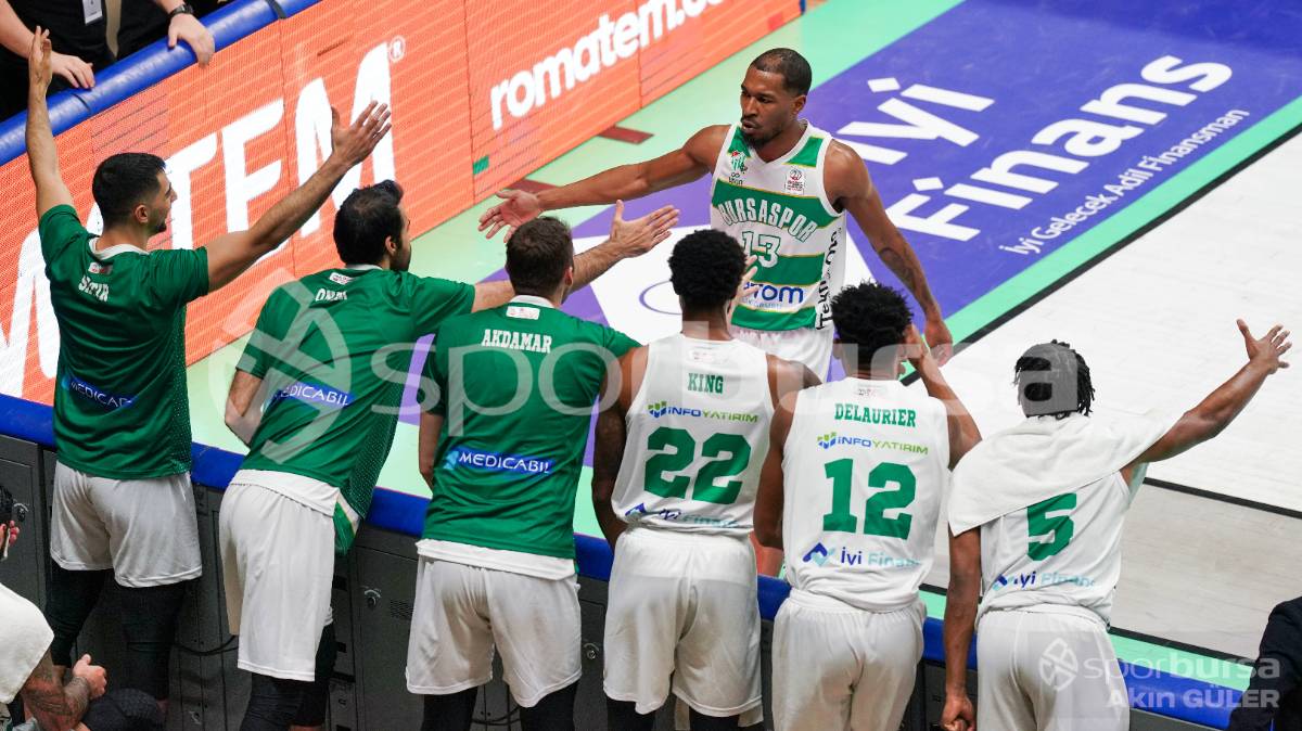 BURSASPOR BASKETBOL - MERSİNSPOR MAÇ FOTOĞRAFLARI