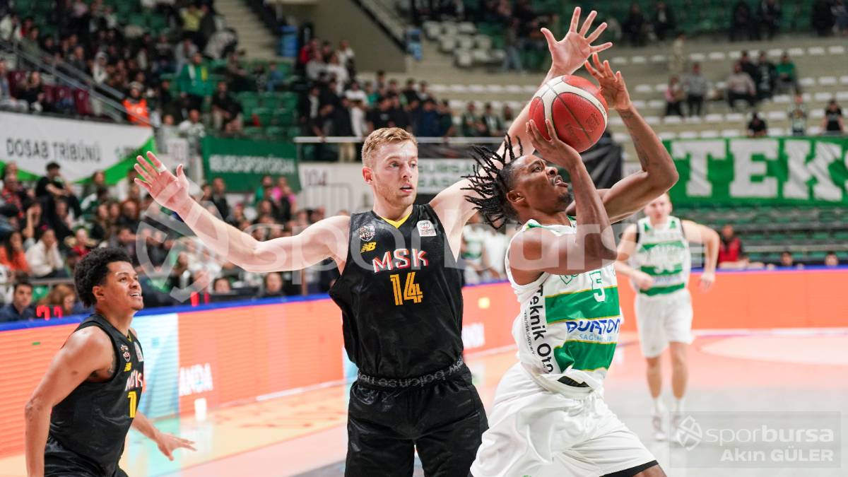 BURSASPOR BASKETBOL - MERSİNSPOR MAÇ FOTOĞRAFLARI