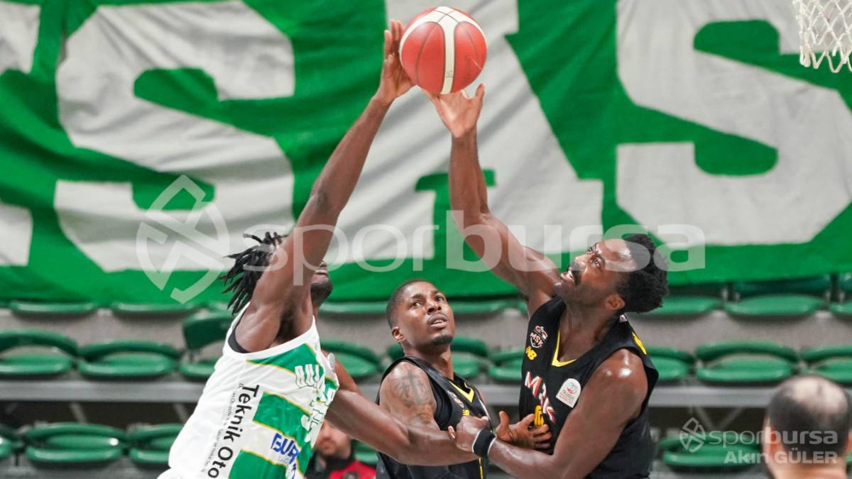 BURSASPOR BASKETBOL - MERSİNSPOR MAÇ FOTOĞRAFLARI