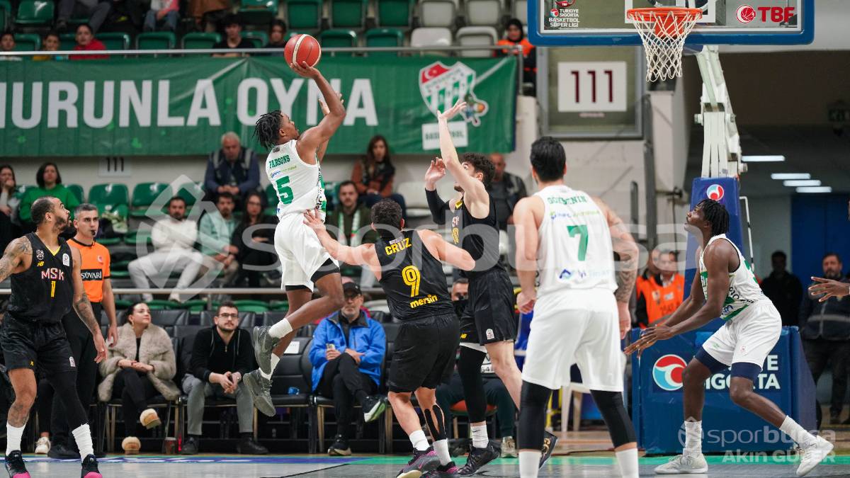 BURSASPOR BASKETBOL - MERSİNSPOR MAÇ FOTOĞRAFLARI
