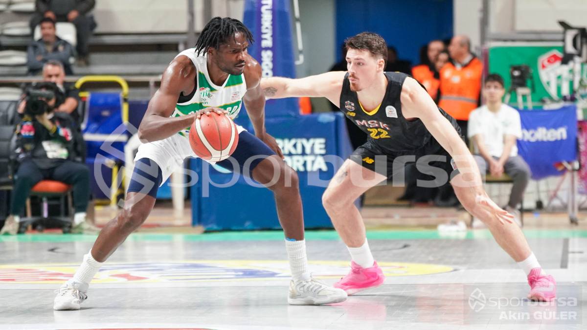 BURSASPOR BASKETBOL - MERSİNSPOR MAÇ FOTOĞRAFLARI