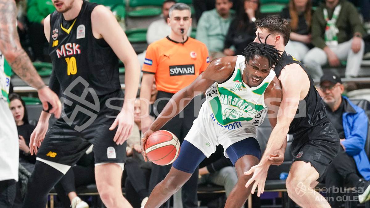 BURSASPOR BASKETBOL - MERSİNSPOR MAÇ FOTOĞRAFLARI