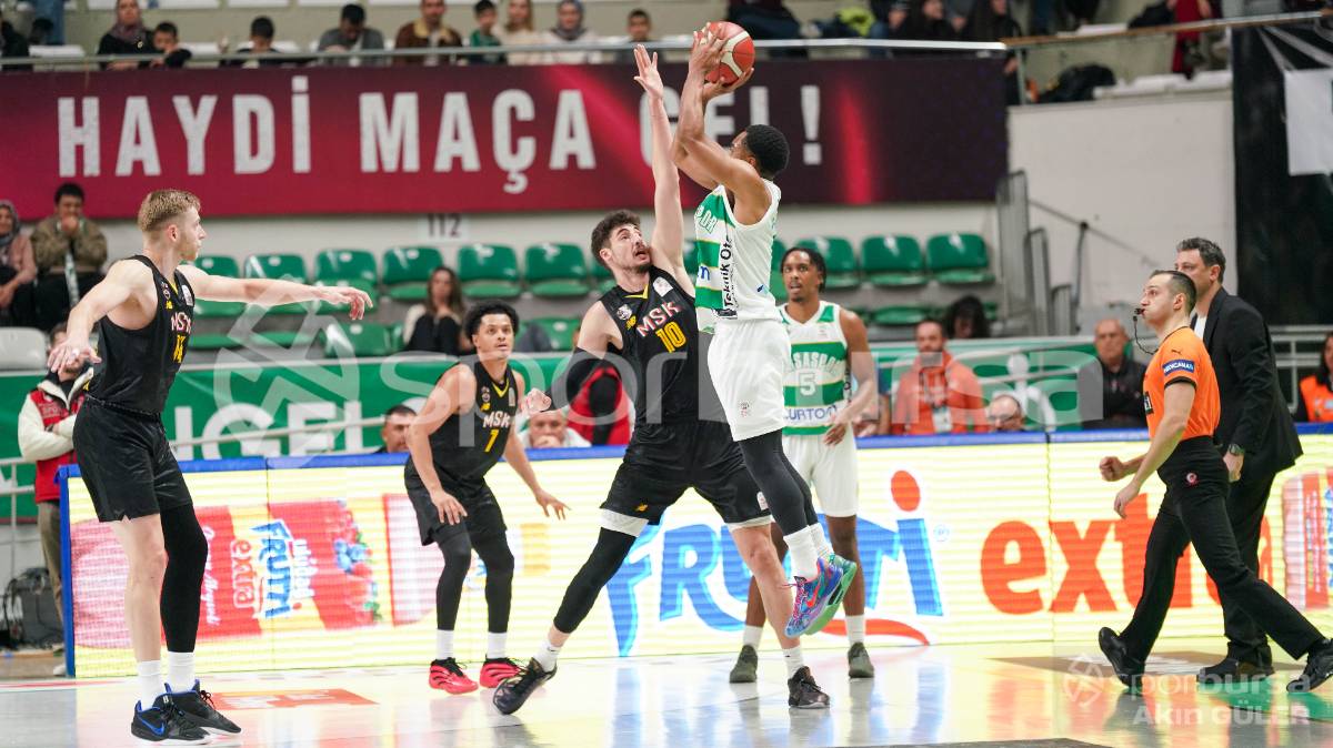 BURSASPOR BASKETBOL - MERSİNSPOR MAÇ FOTOĞRAFLARI