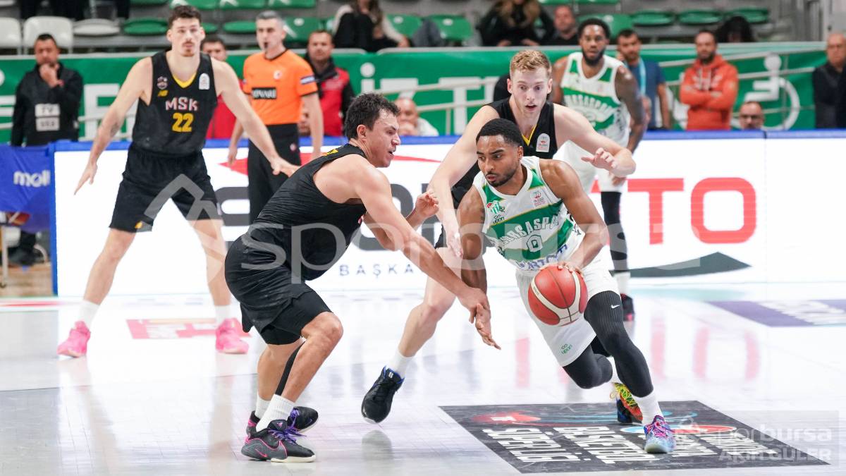 BURSASPOR BASKETBOL - MERSİNSPOR MAÇ FOTOĞRAFLARI