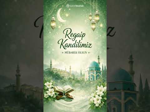 Tüm İslam aleminin Regaip Kandili mübarek olsun.. #sporbursatr #regaipkandili