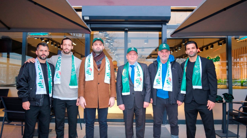 Bursaspor’dan Matlı'nın açtığı Chok Cafe’ye ziyaret