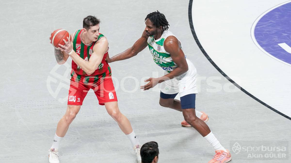 BURSASPOR - KARŞIYAKA BASKETBOL MAÇI FOTOĞRAFLARI