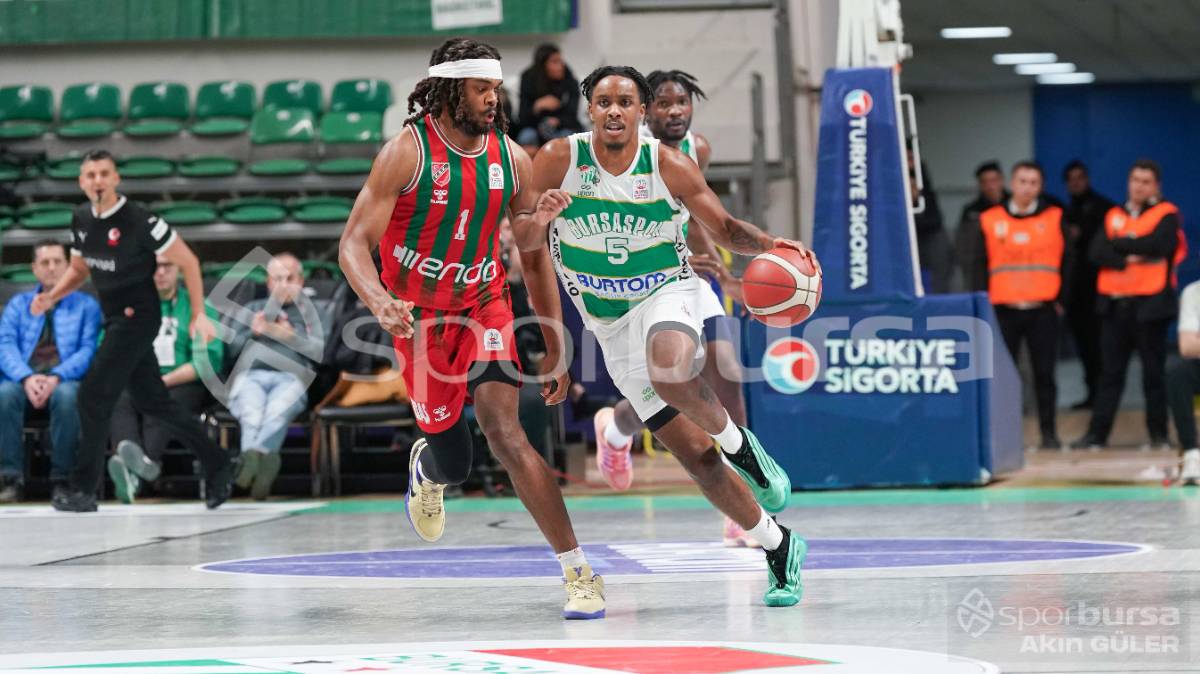 BURSASPOR - KARŞIYAKA BASKETBOL MAÇI FOTOĞRAFLARI