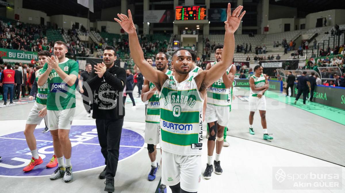 BURSASPOR - KARŞIYAKA BASKETBOL MAÇI FOTOĞRAFLARI