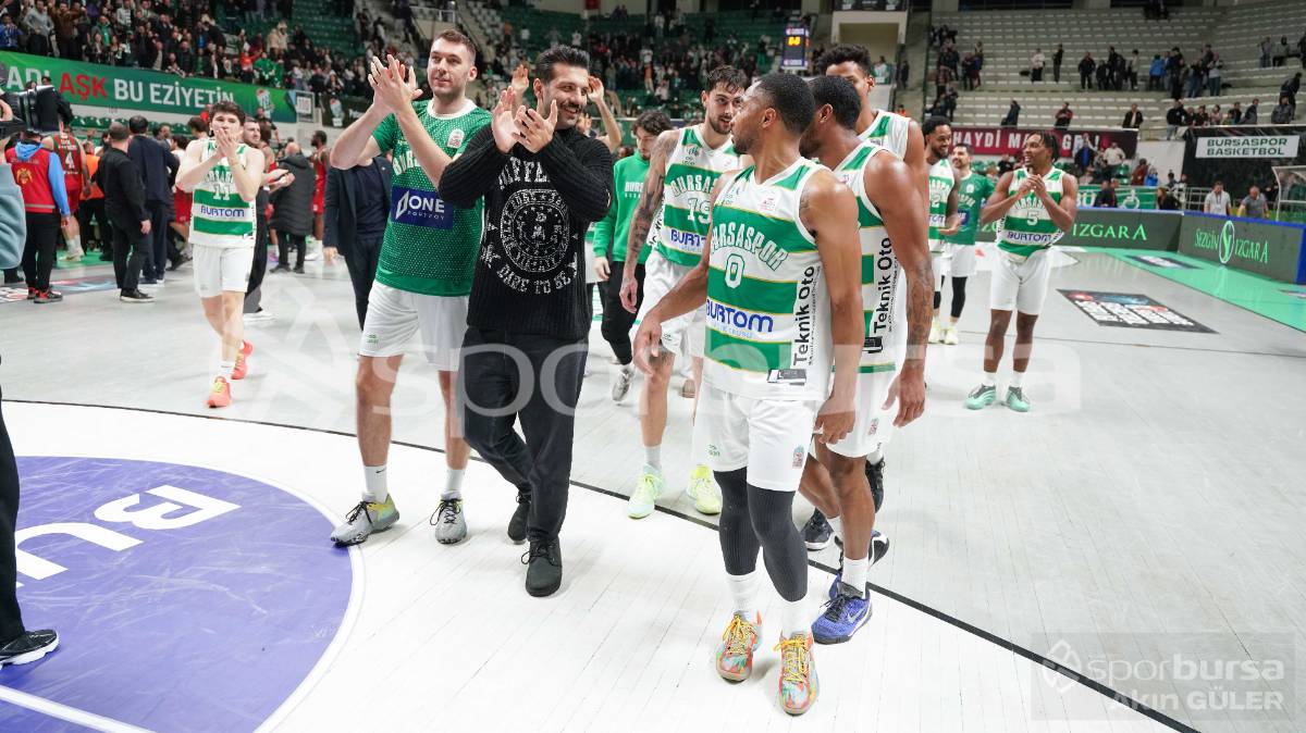 BURSASPOR - KARŞIYAKA BASKETBOL MAÇI FOTOĞRAFLARI