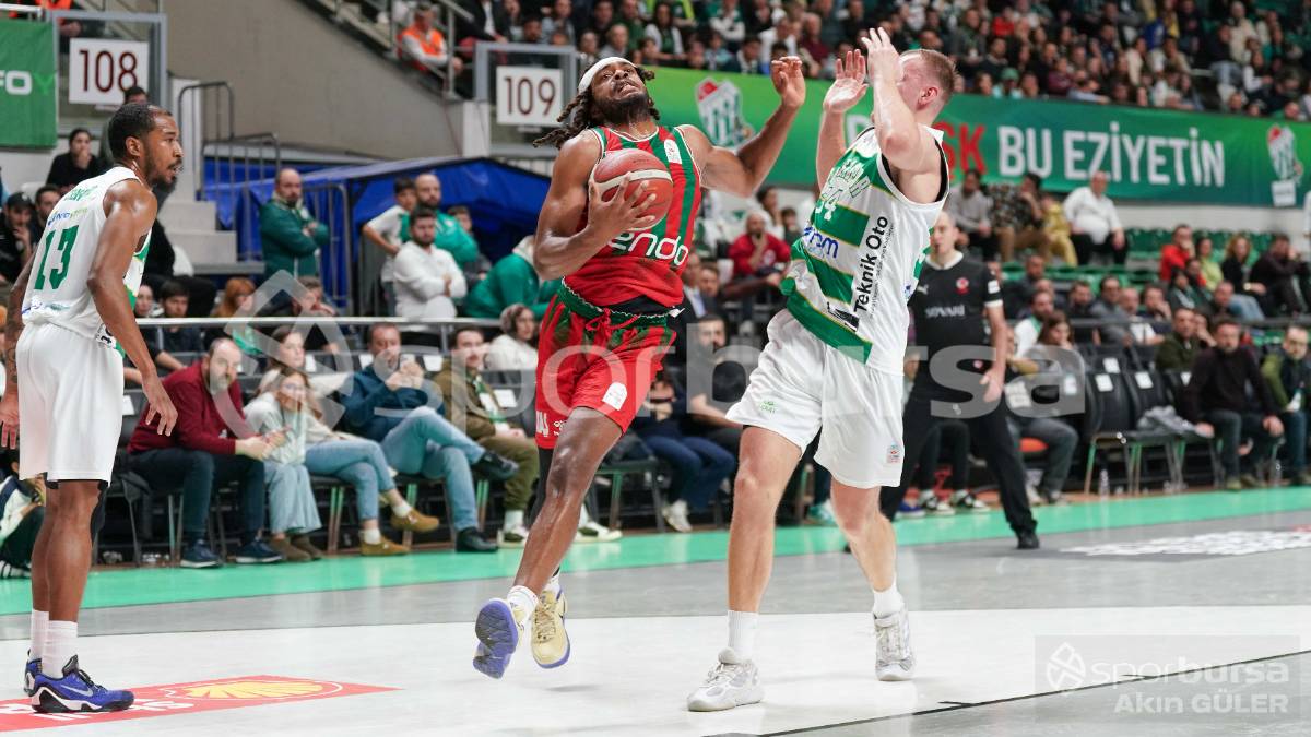 BURSASPOR - KARŞIYAKA BASKETBOL MAÇI FOTOĞRAFLARI