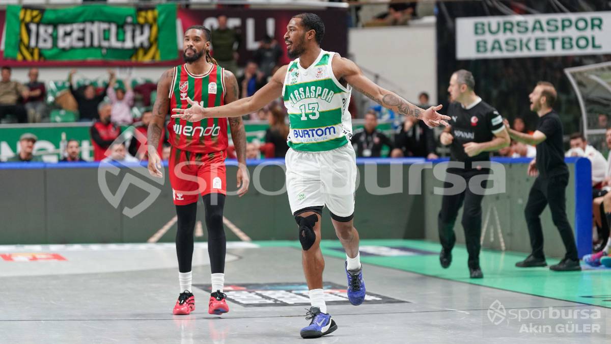 BURSASPOR - KARŞIYAKA BASKETBOL MAÇI FOTOĞRAFLARI