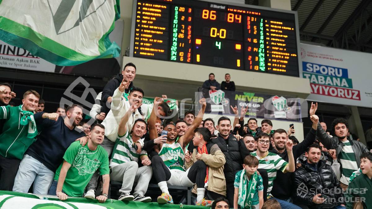 BURSASPOR - KARŞIYAKA BASKETBOL MAÇI FOTOĞRAFLARI