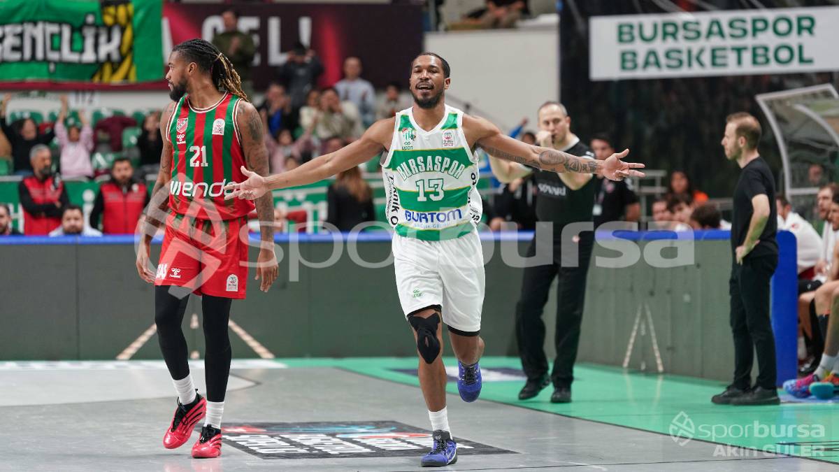 BURSASPOR - KARŞIYAKA BASKETBOL MAÇI FOTOĞRAFLARI