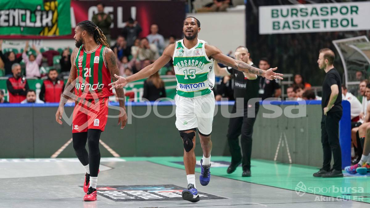 BURSASPOR - KARŞIYAKA BASKETBOL MAÇI FOTOĞRAFLARI
