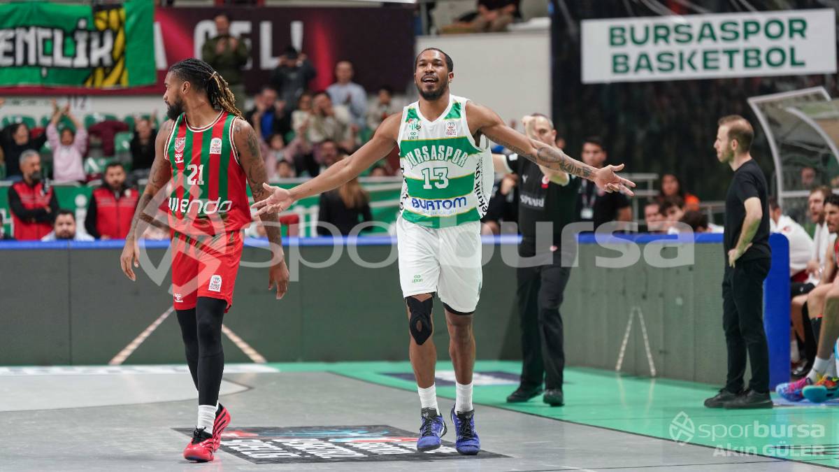 BURSASPOR - KARŞIYAKA BASKETBOL MAÇI FOTOĞRAFLARI