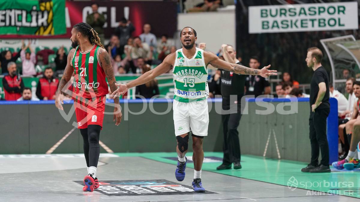 BURSASPOR - KARŞIYAKA BASKETBOL MAÇI FOTOĞRAFLARI