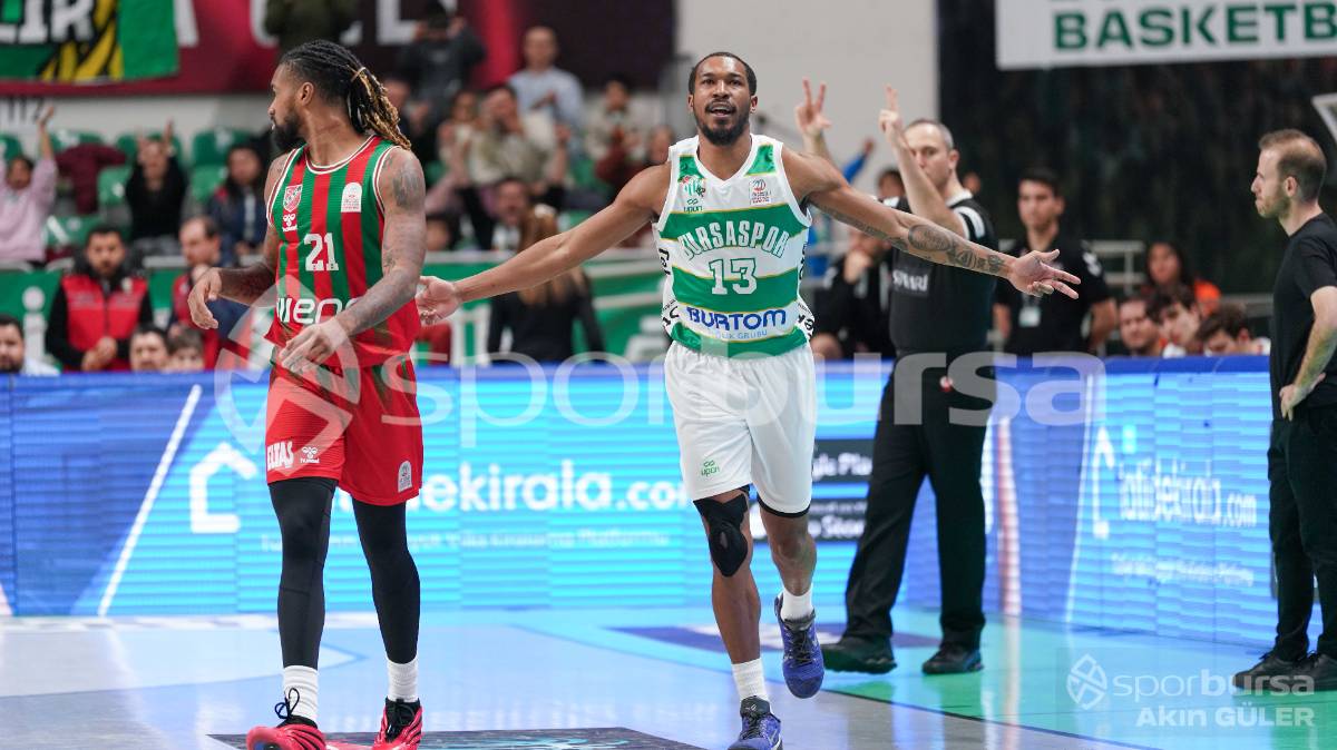BURSASPOR - KARŞIYAKA BASKETBOL MAÇI FOTOĞRAFLARI