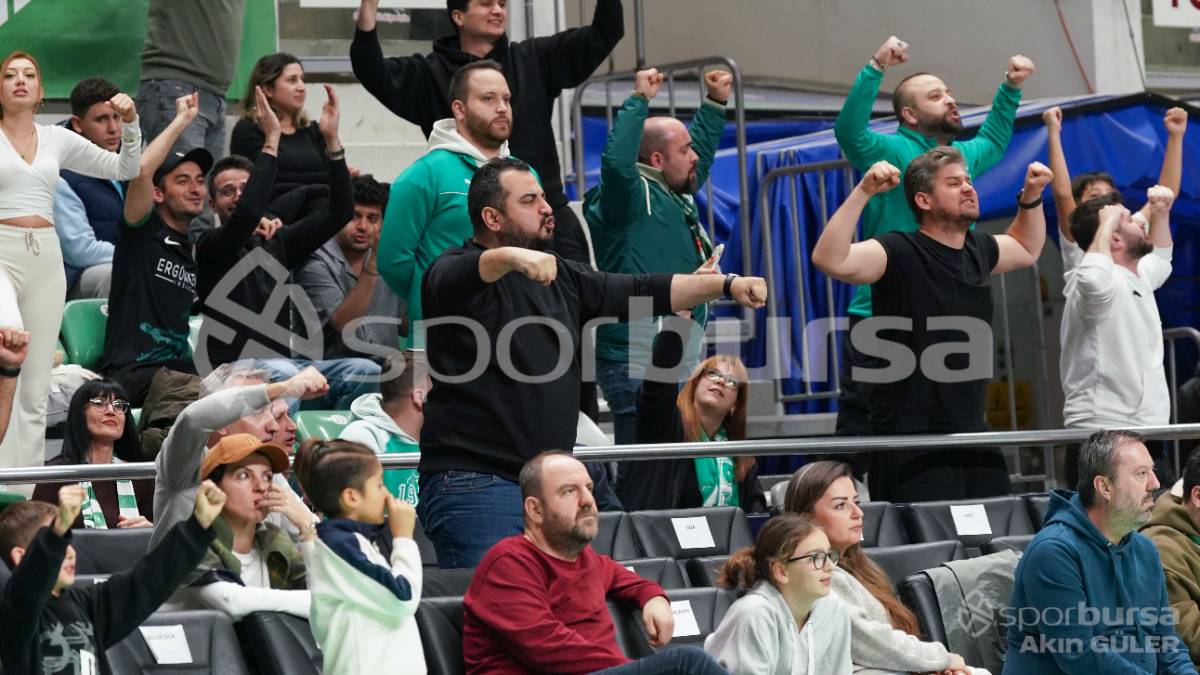 BURSASPOR - KARŞIYAKA BASKETBOL MAÇI FOTOĞRAFLARI
