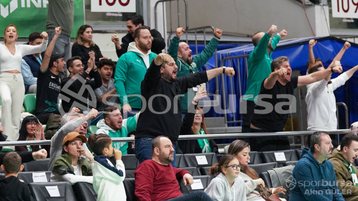BURSASPOR - KARŞIYAKA BASKETBOL MAÇI FOTOĞRAFLARI