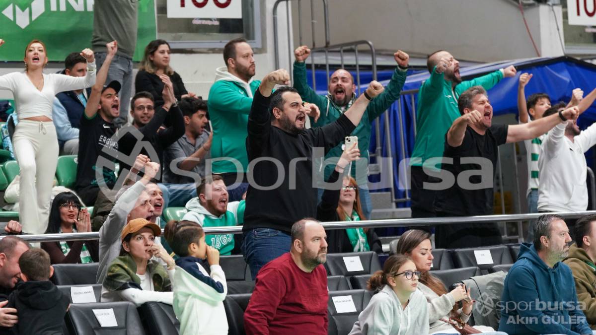 BURSASPOR - KARŞIYAKA BASKETBOL MAÇI FOTOĞRAFLARI