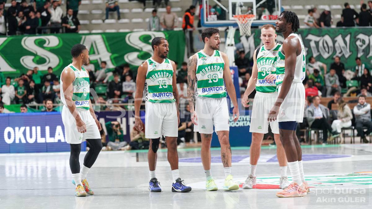 BURSASPOR - KARŞIYAKA BASKETBOL MAÇI FOTOĞRAFLARI