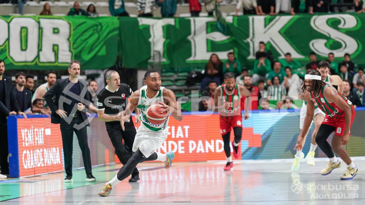BURSASPOR - KARŞIYAKA BASKETBOL MAÇI FOTOĞRAFLARI