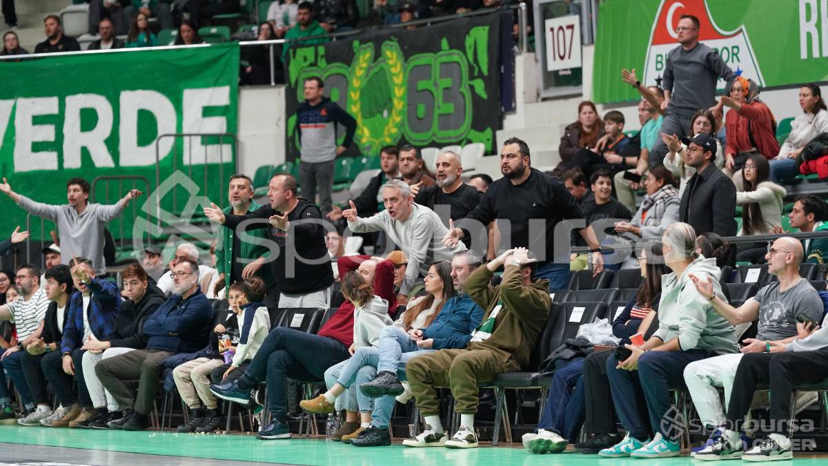 BURSASPOR - KARŞIYAKA BASKETBOL MAÇI FOTOĞRAFLARI