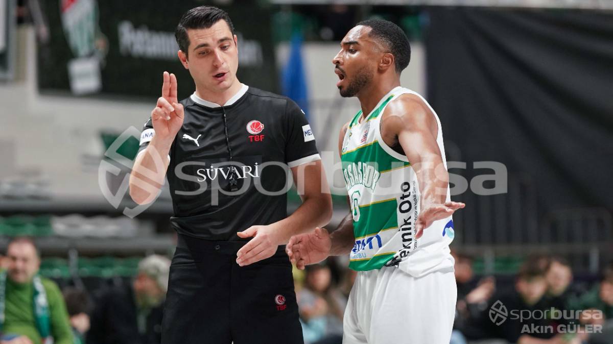 BURSASPOR - KARŞIYAKA BASKETBOL MAÇI FOTOĞRAFLARI
