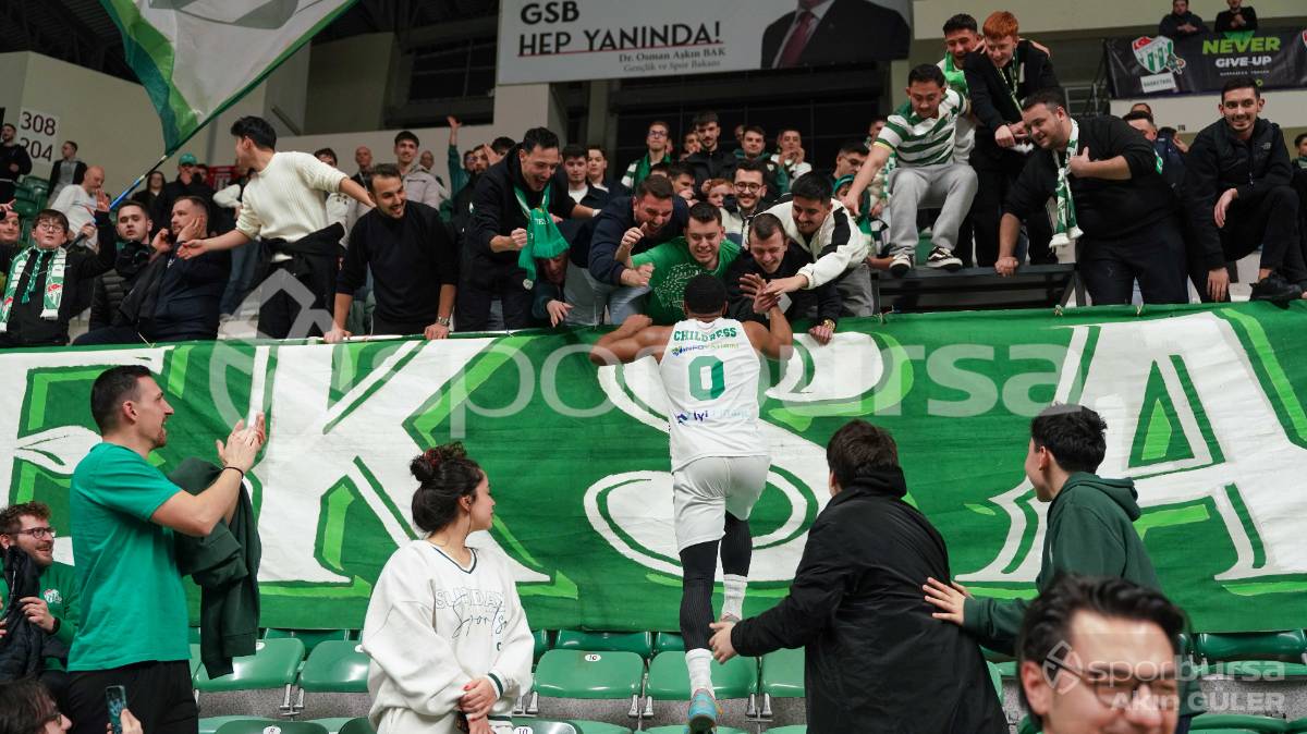 BURSASPOR - KARŞIYAKA BASKETBOL MAÇI FOTOĞRAFLARI