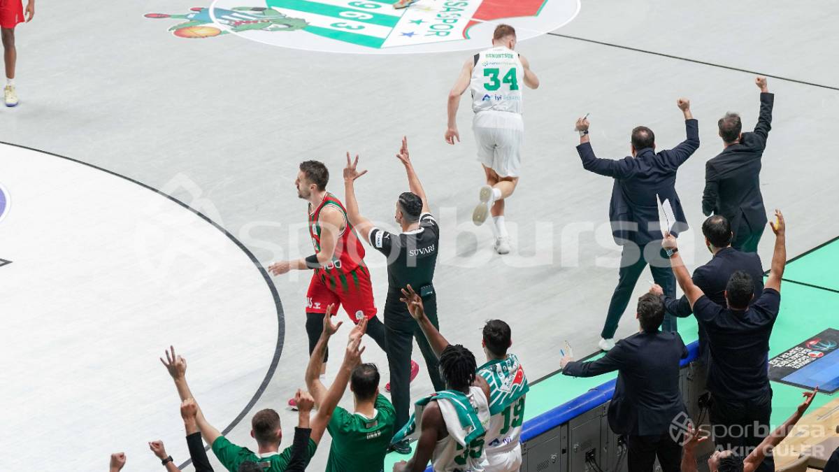 BURSASPOR - KARŞIYAKA BASKETBOL MAÇI FOTOĞRAFLARI