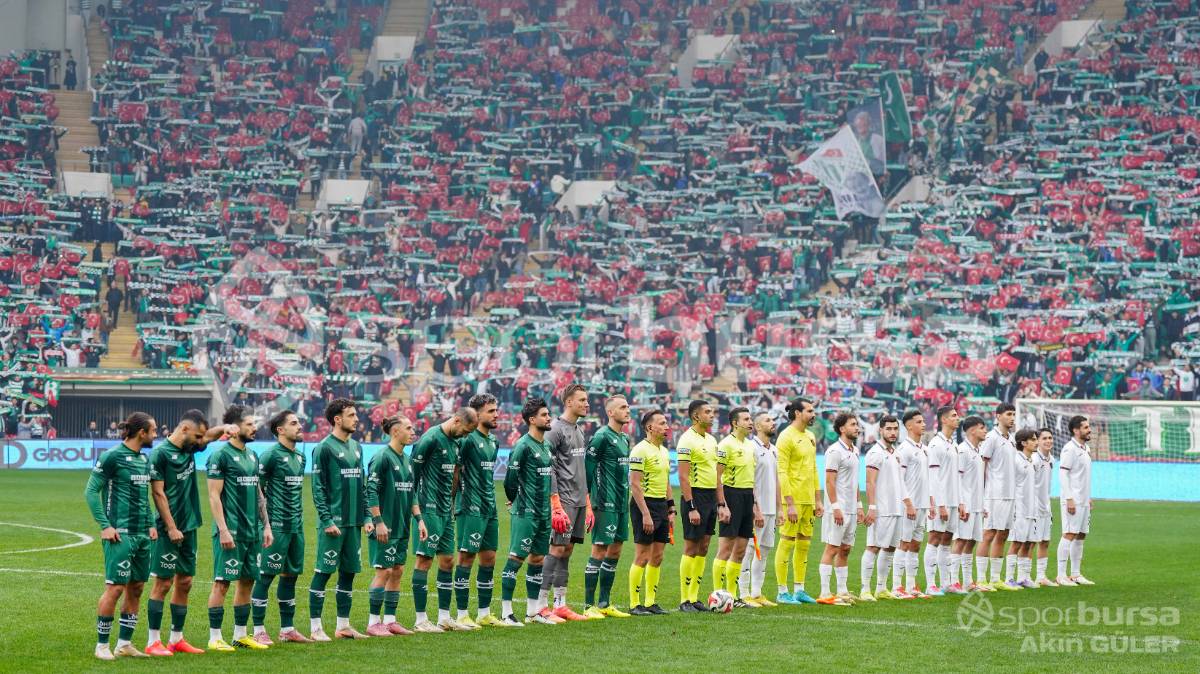 BURSASPOR - YENİ MERSİN İDMAN YURDU MAÇI FOTOĞRAFLARI