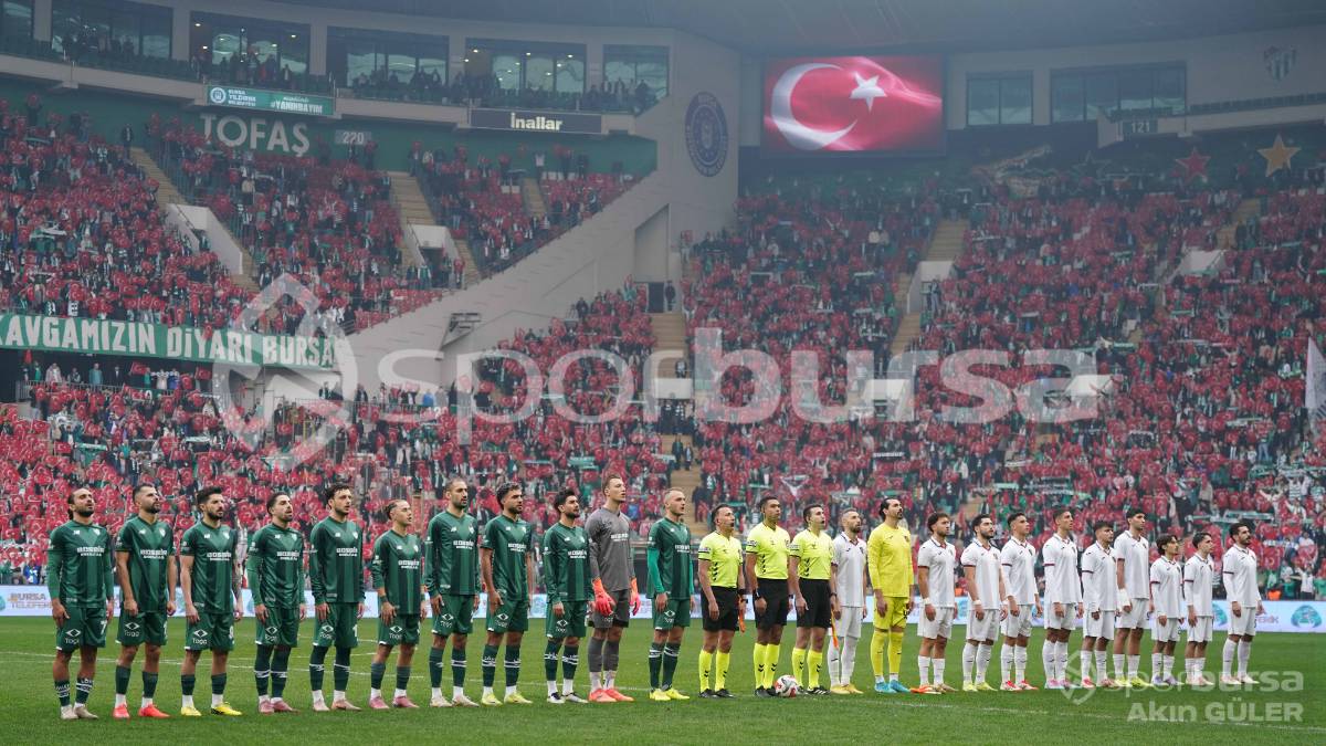 BURSASPOR - YENİ MERSİN İDMAN YURDU MAÇI FOTOĞRAFLARI